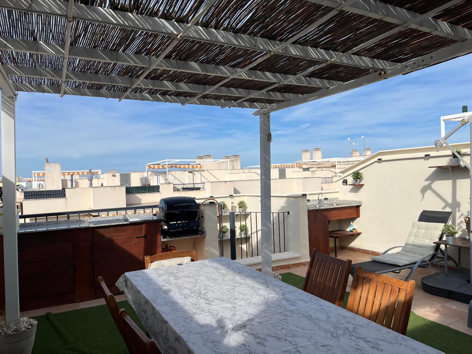 Apartamento Playa Almenara Atico Duplex Vistas Al Mar Y Montana Wifi,Piscina A Exterior foto