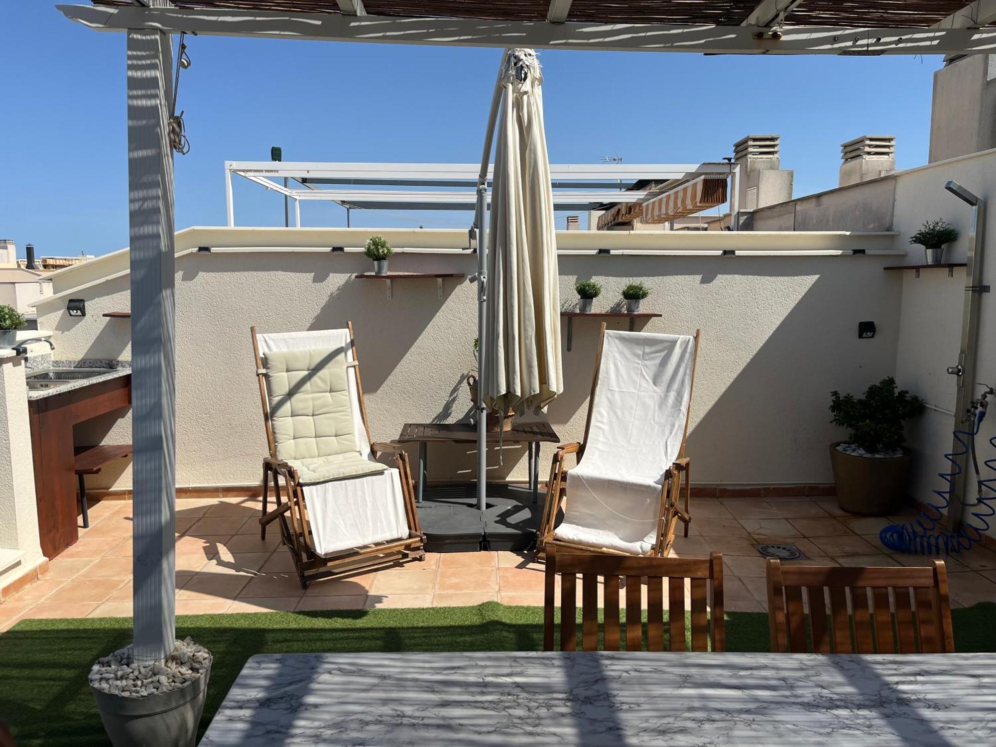 Apartamento Playa Almenara Atico Duplex Vistas Al Mar Y Montana Wifi,Piscina A Exterior foto