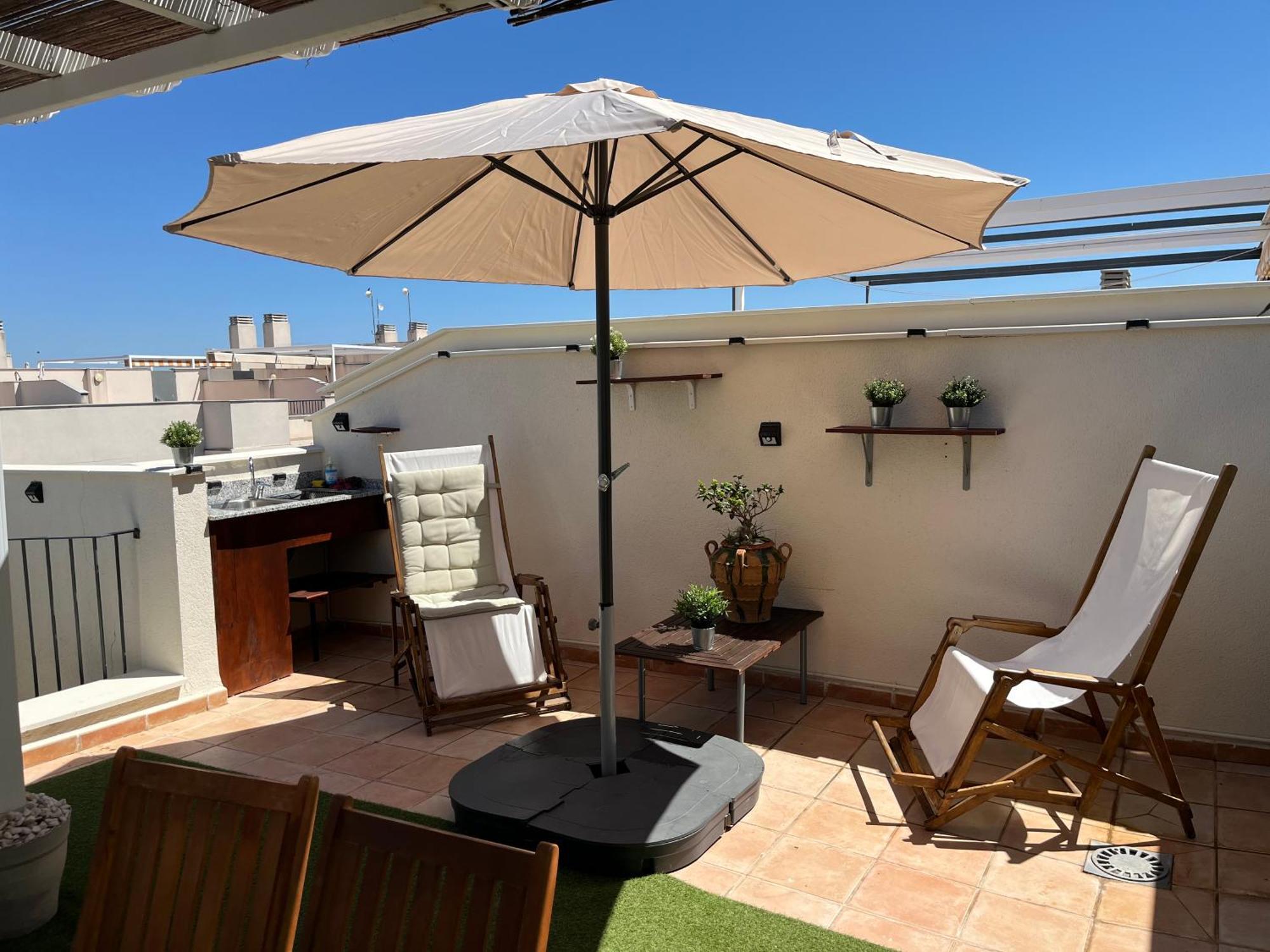 Apartamento Playa Almenara Atico Duplex Vistas Al Mar Y Montana Wifi,Piscina A Exterior foto